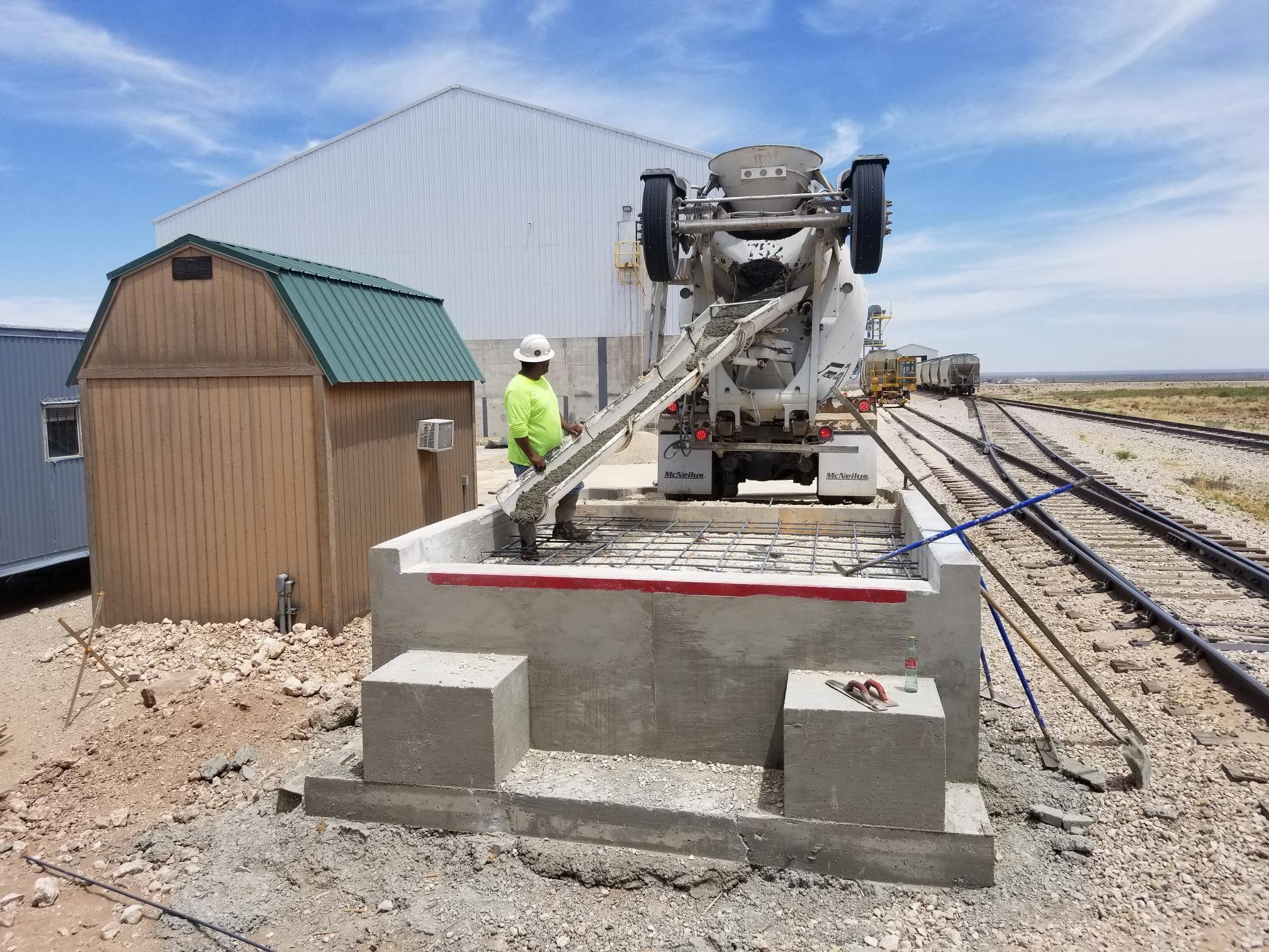 Pouring Concrete